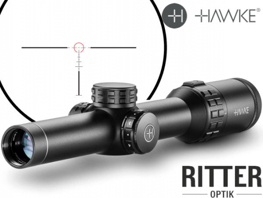 Zielfernrohr Hawke Frontier 30 1-6x24 TACTICAL DOT IR